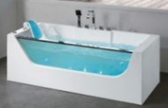 Гидромассажная пристенная ванна Dusrux LG1780