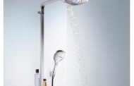 Душевая система Hansgrohe Raindance Select E 300 3jet, с термостатом, верхний душ 300, 27127000